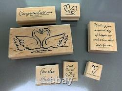 125 total Stampin Up wood stamps