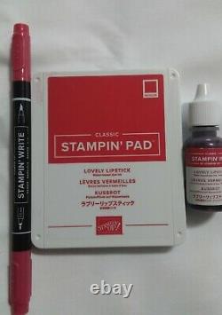 14 COLORS! Stampin' Up! Ink PAD, REFILL AND Stampin WRITE PEN set