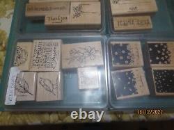 15 lb Lot Stampin Up sets & loose stamps & Creative Memories & punches -ribbons