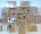 16 Stampin' Up! Rubber Mounted/wood Craft Stamps Sets 166- New & Used Stamps