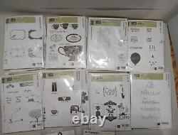 16 Stampin Up Rubber Stamps NEW Sealed Sets Various with bonuses