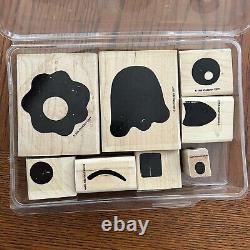 167 Stampin' Up Bulk Lot Set Rubber Wooden Vintage Stamps Retired 1995 2004