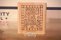 1998 STAMPIN UP Birthday Welcome Baby Marriage For You Rubber Stamp Set- 4 Piece