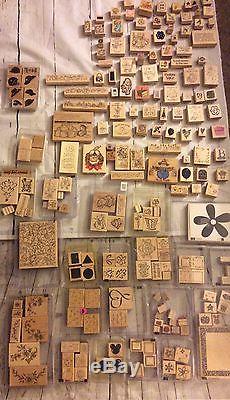 200+ Rubber Stamp Collection Complete/Incomplete Sets Stampin Up Lot