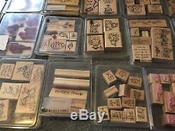 24 Sets of Stampin Up Stamps Lot Pre-owned Very Good Condition