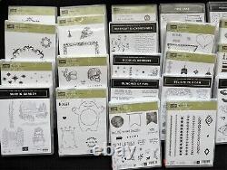 24 sets PREMIUM LOT Stampin' Up! Clear Mount stamp sets VARIETY ASSORTMENT