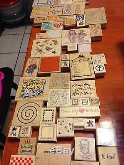 250+ Rubber Stamp Collection Complete/Incomplete Sets Stampin Up Lot