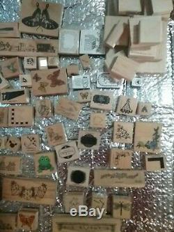 27 Stampin Up Stamp Set Collection Lot 1990 2000s + Random Various Stamps LOOK