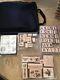 270+ Piece Stampin' Up Rubber Stamp Lot Set Wood Mounted Stamps