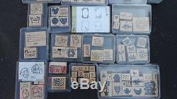 375+ Stampin Up Rubber Stamps LOT Complete Sets Lot of Unused Well Taken Care Of