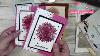 4 New Cards Using Stampin Up Sale A Bration Delicate Dahlias Stamp Set And Beautifully Penned Dsp