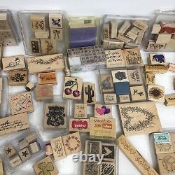 400+ Rubber Stamps Lot? Mounted Stencils Lot? Christmas? Halloween? Cards Sets