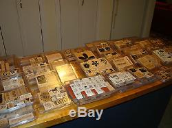 43 Stampin Up Wood Stamp Sets, Most Never Used Large Selectio! N For Fun