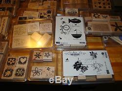 43 Stampin Up Wood Stamp Sets, Most Never Used Large Selectio! N For Fun