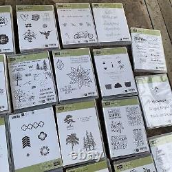 50 Stampin Up Huge Lot Of Sets Some Retired Mostly Unused