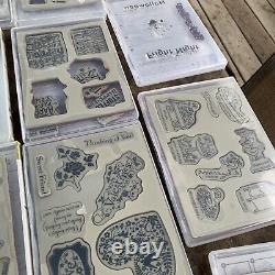 50 Stampin Up Huge Lot Of Sets Some Retired Mostly Unused