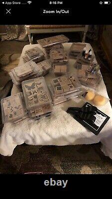 52 Stampin Up Rubber Stamp Sets. Most Sets Are Retired