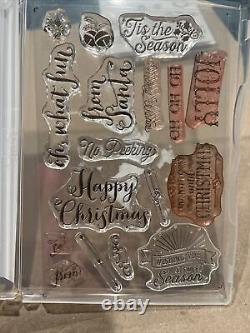 7 Stampin' Up! Sets Christmas Messages-Candy Cane Christmas-Snow Day- &
