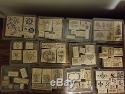 70 Stampin Up Sets! Many retired Huge lot Rubber Stamps