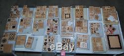 74 Sets of Stampin' Up! Rubber Stamps from Former Sales Rep. 1991-2007 Retired