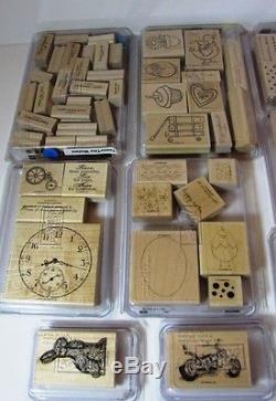 9 SETS of Stampin' Up! (SU!) Stamps / Box #8 NEVER OR LIGHTLY USED
