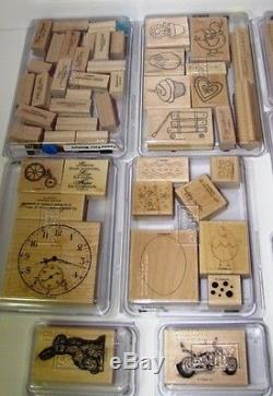 9 SETS of Stampin' Up! (SU!) Stamps / Box #8 NEVER OR LIGHTLY USED