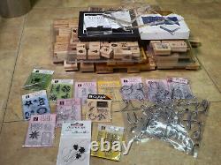 AMAZING! STAMPIN' UP! HUGE Lot Of 230+ Items! (Stamps/Ink Pad/Clear rubber)