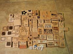 AMAZING! STAMPIN' UP! HUGE Lot Of 230+ Items! (Stamps/Ink Pad/Clear rubber)