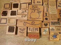 AMAZING! STAMPIN' UP! HUGE Lot Of 230+ Items! (Stamps/Ink Pad/Clear rubber)