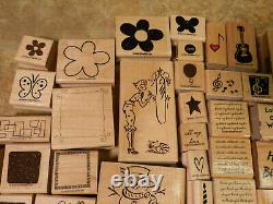 AMAZING! STAMPIN' UP! HUGE Lot Of 230+ Items! (Stamps/Ink Pad/Clear rubber)