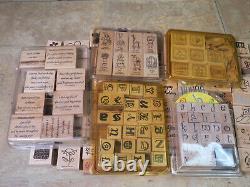 AMAZING! STAMPIN' UP! HUGE Lot Of 230+ Items! (Stamps/Ink Pad/Clear rubber)