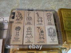 AMAZING! STAMPIN' UP! HUGE Lot Of 230+ Items! (Stamps/Ink Pad/Clear rubber)