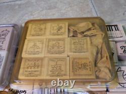 AMAZING! STAMPIN' UP! HUGE Lot Of 230+ Items! (Stamps/Ink Pad/Clear rubber)