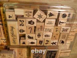 AMAZING! STAMPIN' UP! HUGE Lot Of 230+ Items! (Stamps/Ink Pad/Clear rubber)