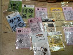 AMAZING! STAMPIN' UP! HUGE Lot Of 230+ Items! (Stamps/Ink Pad/Clear rubber)