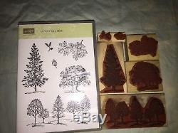 AUTHENTIC STAMPIN' UP LOVELY AS A TREE stamp set + BONUS Dies by Dave christmas