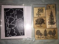 AUTHENTIC STAMPIN' UP LOVELY AS A TREE stamp set + BONUS Dies by Dave christmas