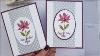 Avante Garden Stamp Set Card 1 Case Card Class 195 Stampin Up Stamps