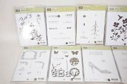 Awesome Huge Lot Of Stampin' Up Rubber Stamp Sets All New In Their Box. 26 Sets