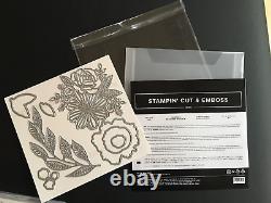 BRAND NEW Stampin Up Artistically Inked Stamps & Artistic Dies Set RARE