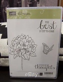 BRAND NEW Stampin Up Best Thoughts Clear-Mount Stamp Set
