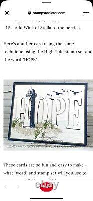 BRAND NEW Stampin' Up! LETTERS FOR YOU Stamp Set & LARGE LETTERS Dies