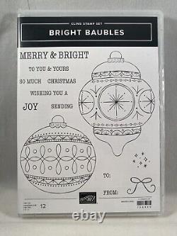 BRIGHT BAUBLES Stamp Set DELICATE BAUBLES Dies Stampin Up Christmas Ornament H21