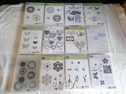 (C) Lot of 32 Stampin' Up Sets to use with Acrylic Blocks