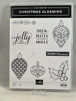 CHRISTMAS GLEAMING Stamp Set & GLEAMING ORNAMENTS Punch Pack Stampin Up