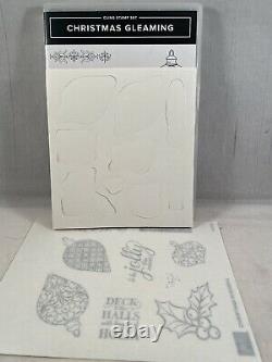 CHRISTMAS GLEAMING Stamp Set & GLEAMING ORNAMENTS Punch Pack Stampin Up