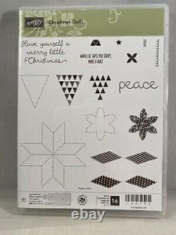 CHRISTMAS QUILT Stamp Set & QUILT BUILDER Framelits & QUILTED CHRISTMAS Paper