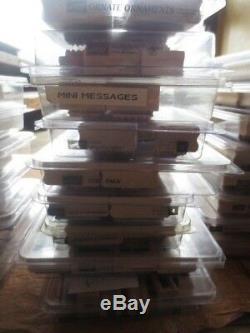 CLEARANCE SALE lot STAMPIN' UP 40 stamp sets 346 total retired variety+