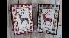 Christmas Card Using The Dashing Deer And Buffalo Check Stamp Sets From Stampin Up