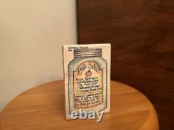 Dianna Marcum Apple Butter Recipe Rubber Stamp by Stampassions F 4317 1999 Vtg